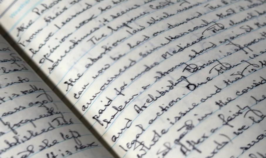 Détail de lettres familiales manuscrites